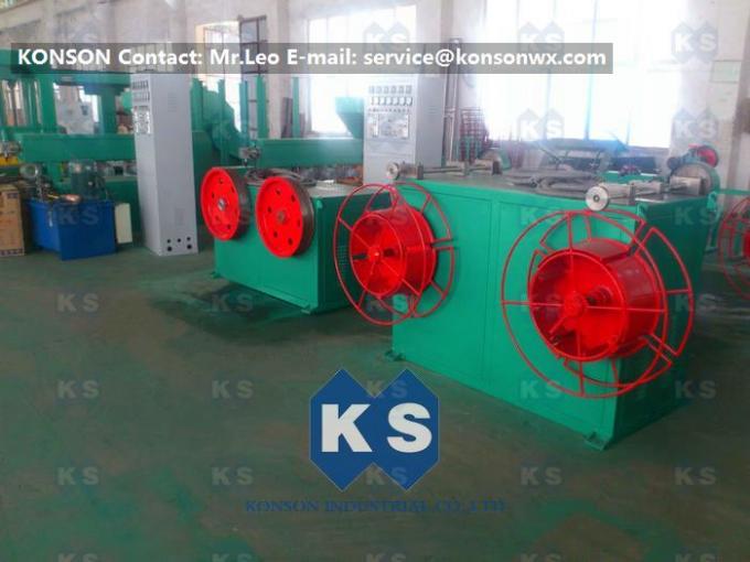Линия шестиугольное плетение лакировочной машины PVC сетки Gabion провода с покрытиями PE PVC