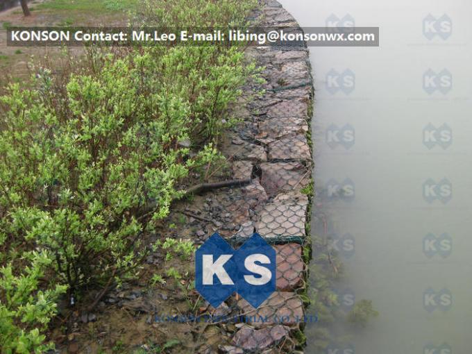 Высокое коррозионностойкое Gabions гальванизированное и PVC покрынное сваренное для ограждать сетки
