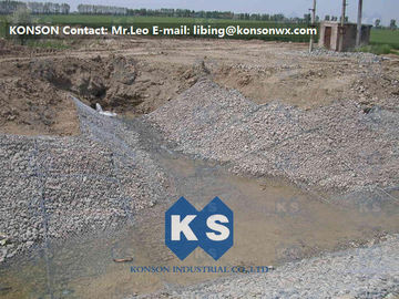 Galfan или покрынные PVC гальванизированные нержавеющей сталью коробки Gabion ячеистой сети шестиугольные сплетенные